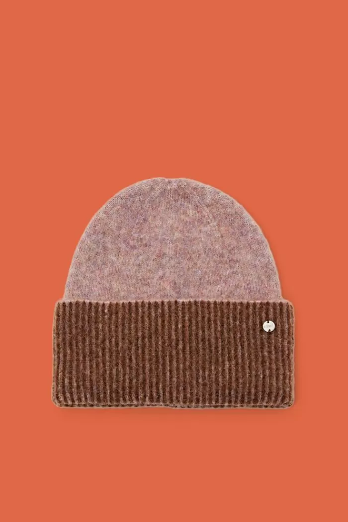 Beanie Van Een Mix Met Wol En Mohair*Esprit Online