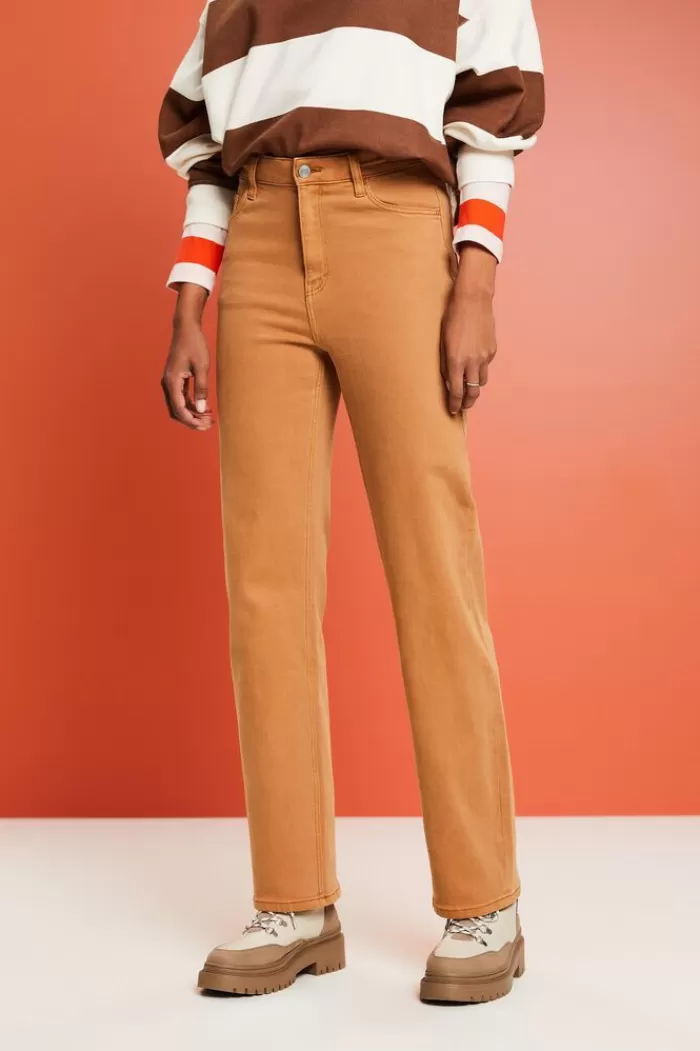 Broek Met Hoge Taille En Retro-Look*Esprit New