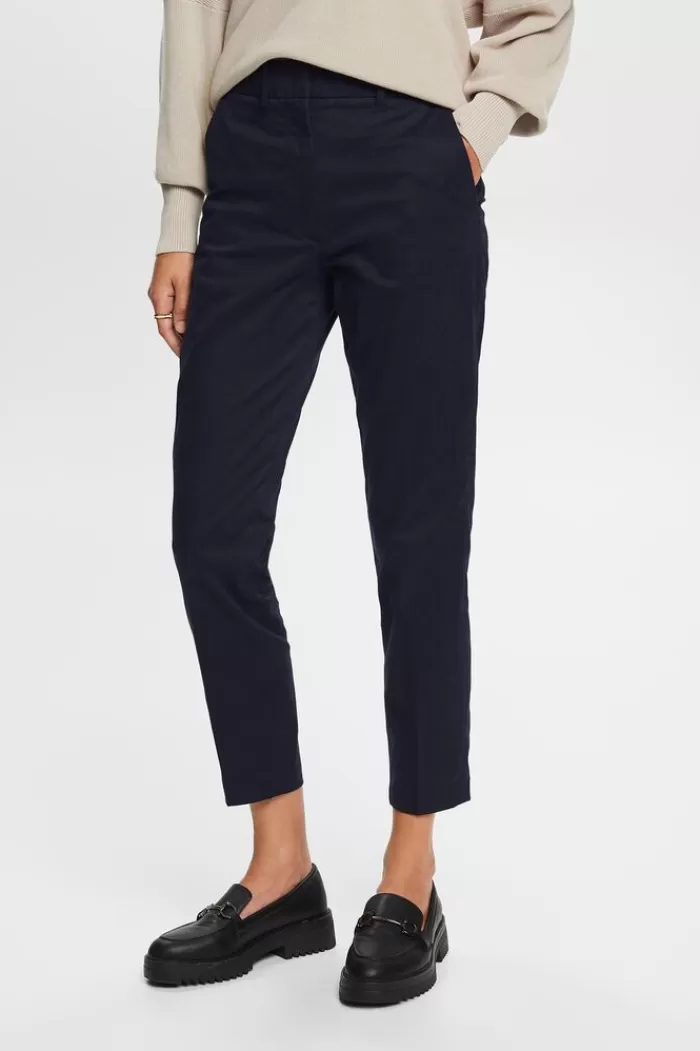 Broek Met Hoge Taille In Slim Fit*Esprit Discount