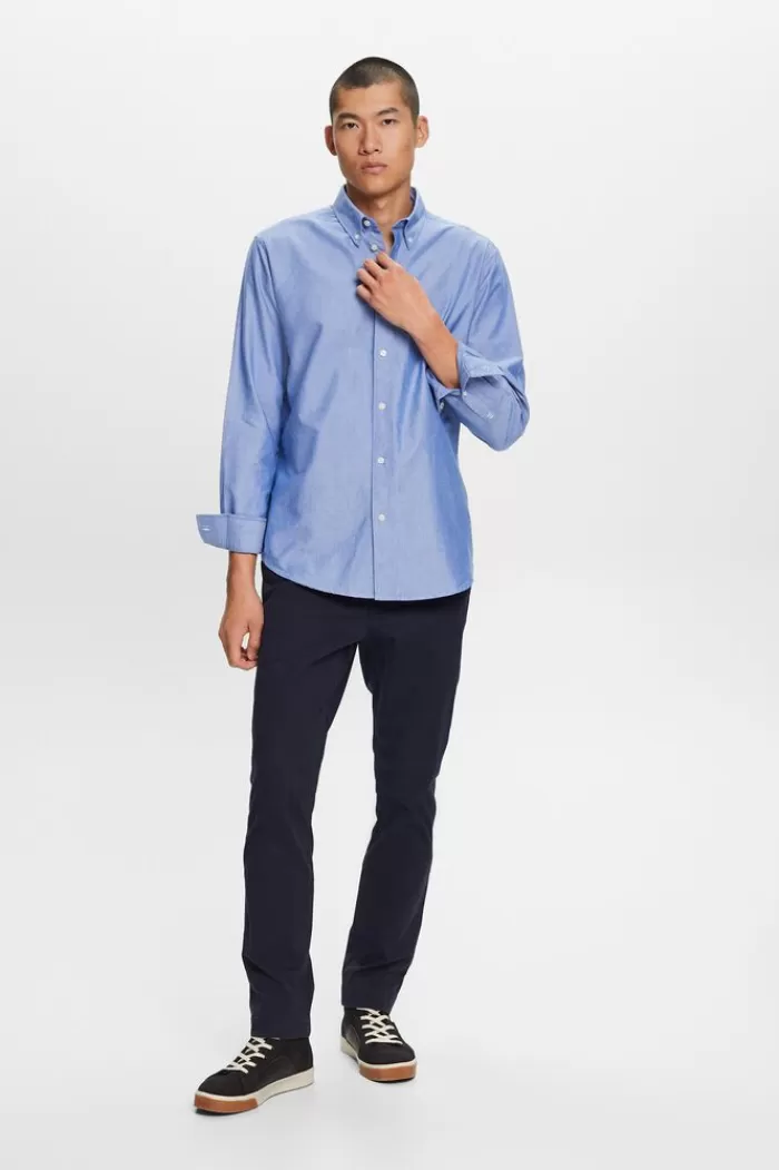 Buttondown-Overhemd Van Katoen-Popeline*Esprit Cheap