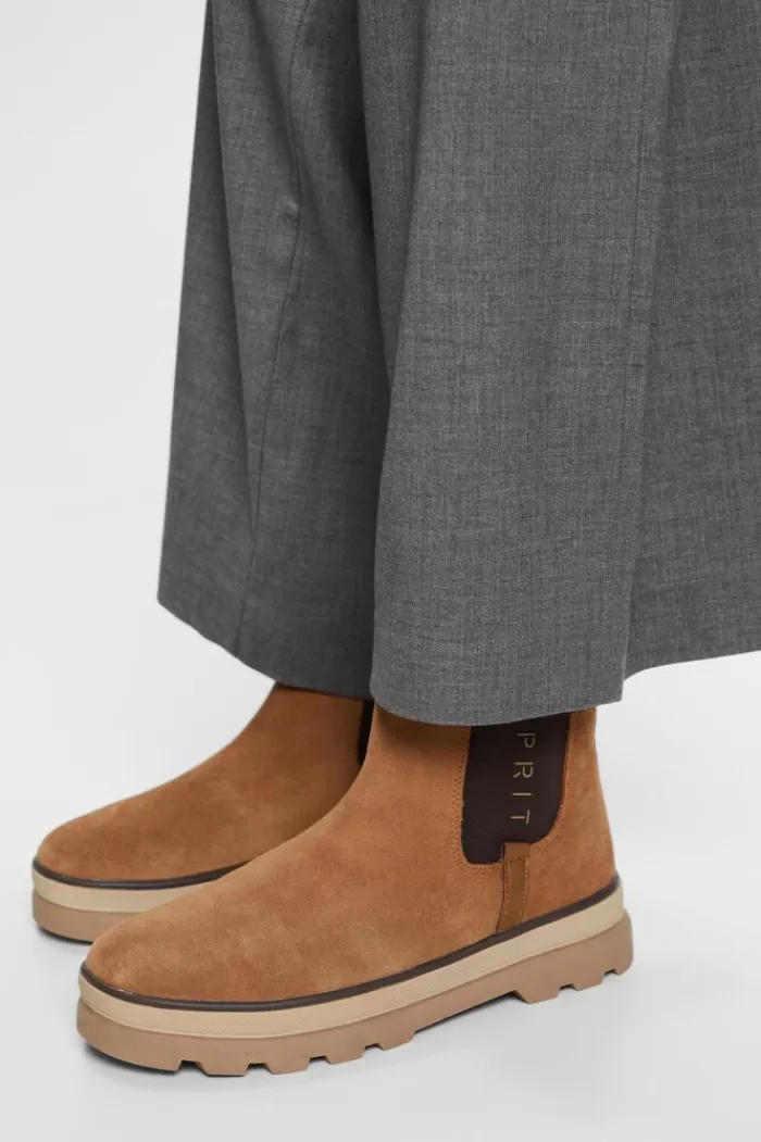 Chelsea Boots Van Suede*Esprit Discount