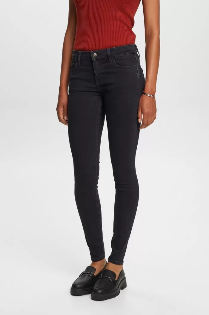 Gerecycled: Mid Rise Skinny Jeans*Esprit Cheap