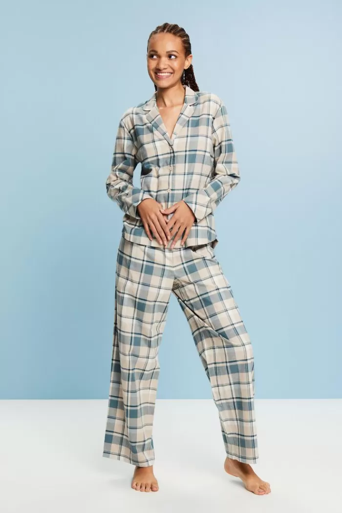 Geruite Flanellen Pyjama*Esprit Cheap