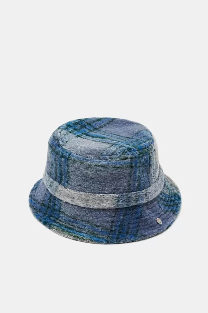 Geruwde, Effen Bucket Hat*Esprit Sale