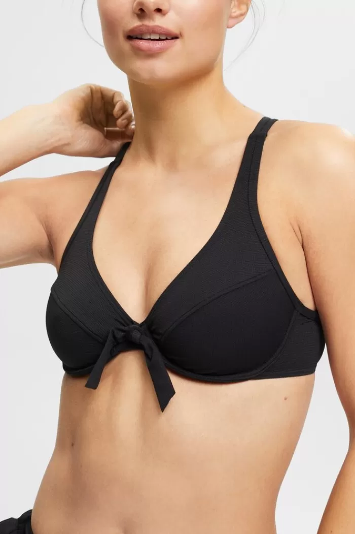 Gestructureerde Bikinitop Met Knoopdetail*Esprit Best