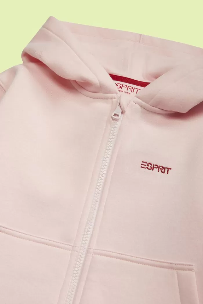 Hoodie Met Rits En Logo*Esprit Online