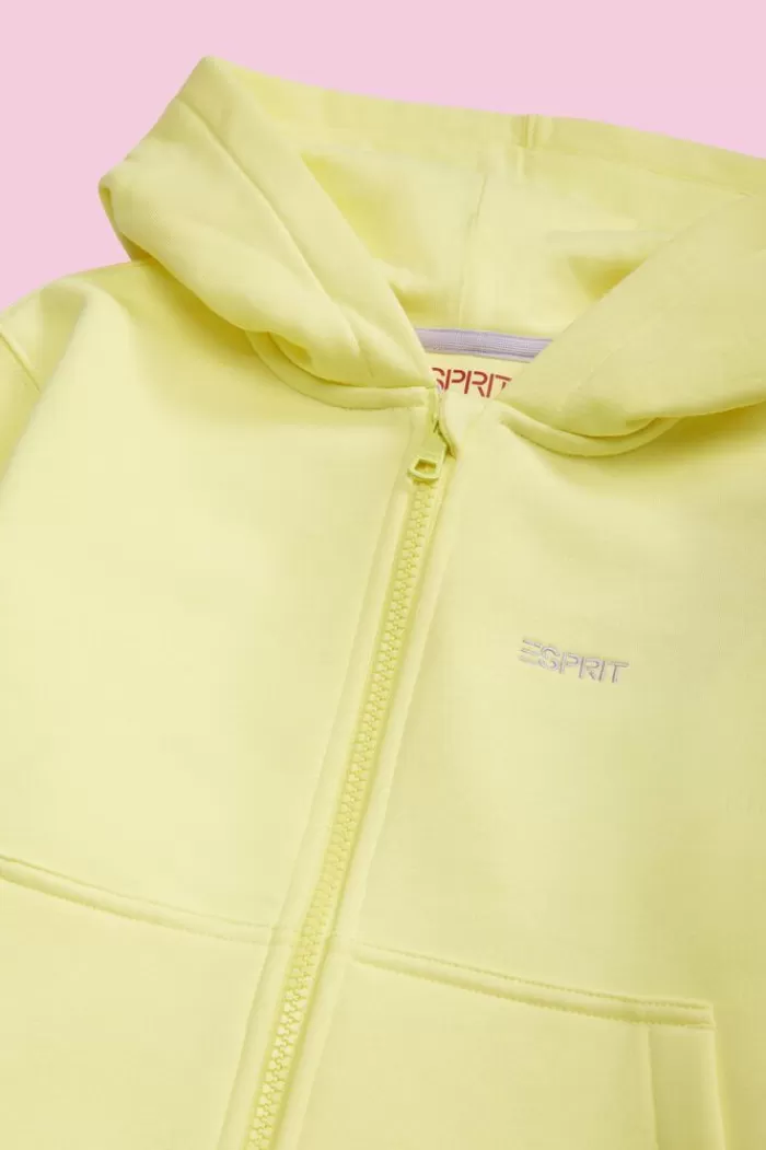 Hoodie Met Rits En Logo*Esprit Discount