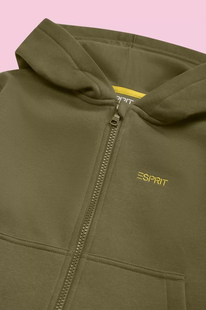 Hoodie Met Rits En Logo*Esprit Shop