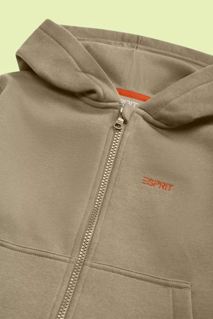 Hoodie Met Rits En Logo*Esprit Online