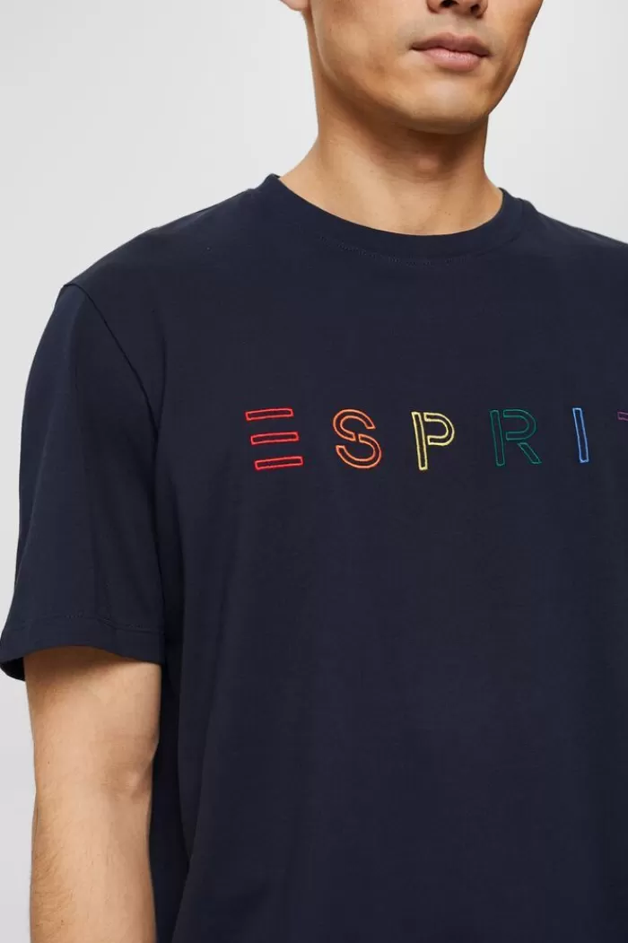 Jersey Shirt Met Borduursel*Esprit Online