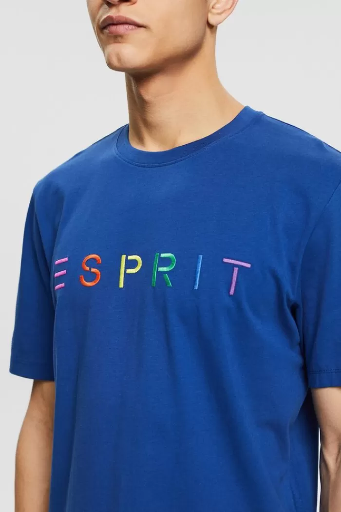 Jersey T-Shirt Met Geborduurd Logo*Esprit Store