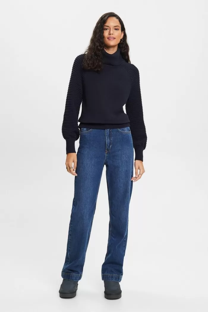 Katoenen Trui Met Turtleneck*Esprit Online