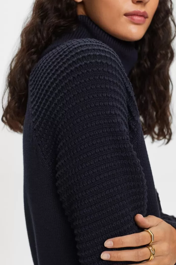 Katoenen Trui Met Turtleneck*Esprit Online