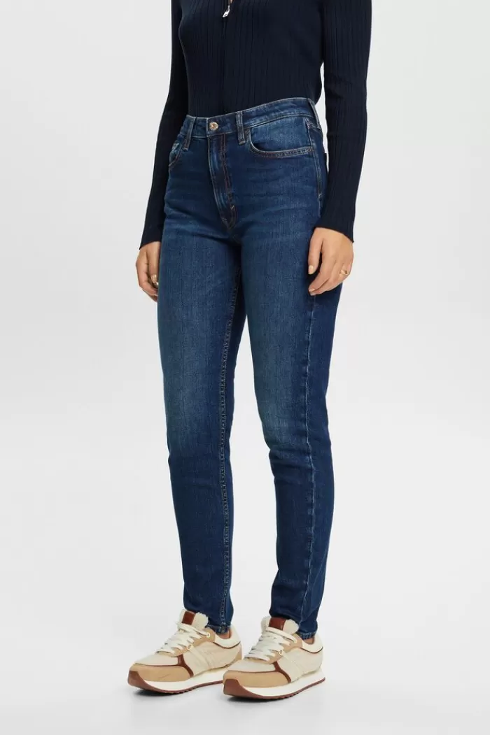 Klassieke High Rise Jeans Met Retrolook*Esprit Sale