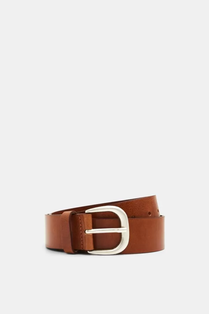 Leren Riem Met Doorngesp*Esprit Store