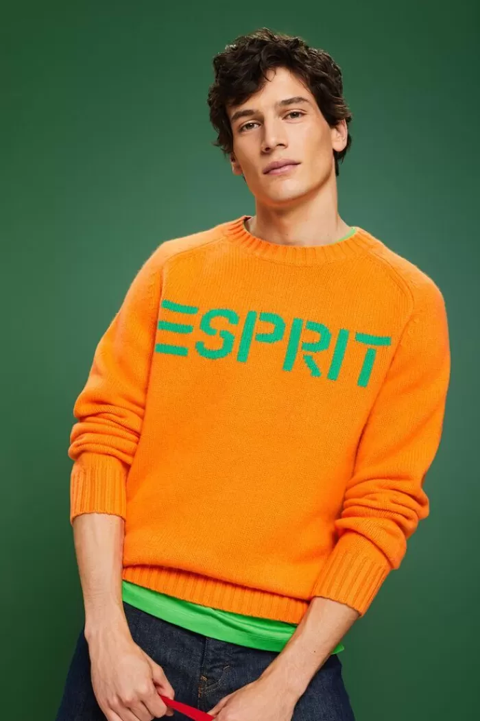 Logosweater Van Wol En Kasjmier*Esprit Shop