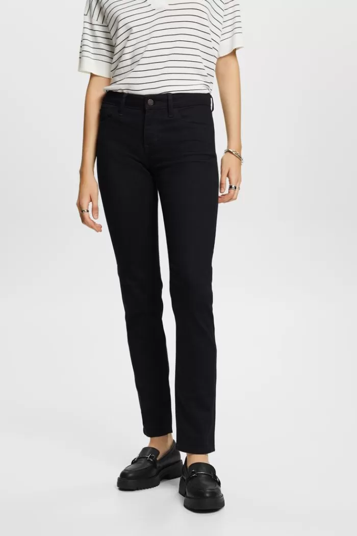 Mid-Rise Slim Fit Stretchjeans*Esprit Fashion