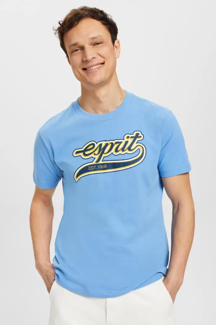 Retro T-Shirt Van Katoen Met Logo*Esprit Store