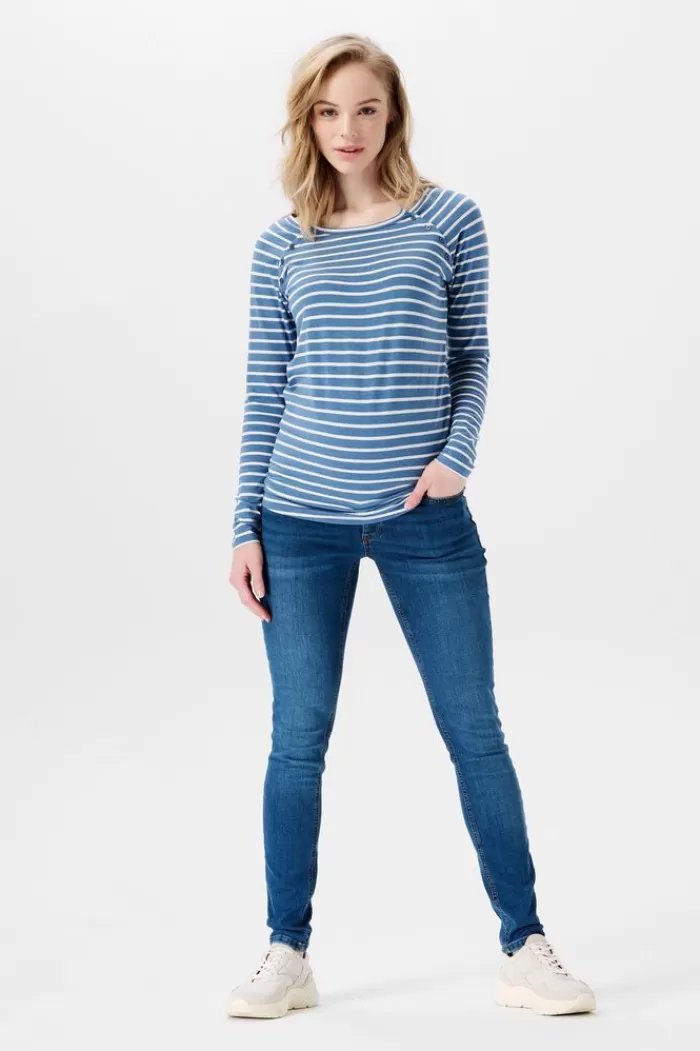 Skinny Fit-Jeans Met Band Over De Buik*Esprit Fashion