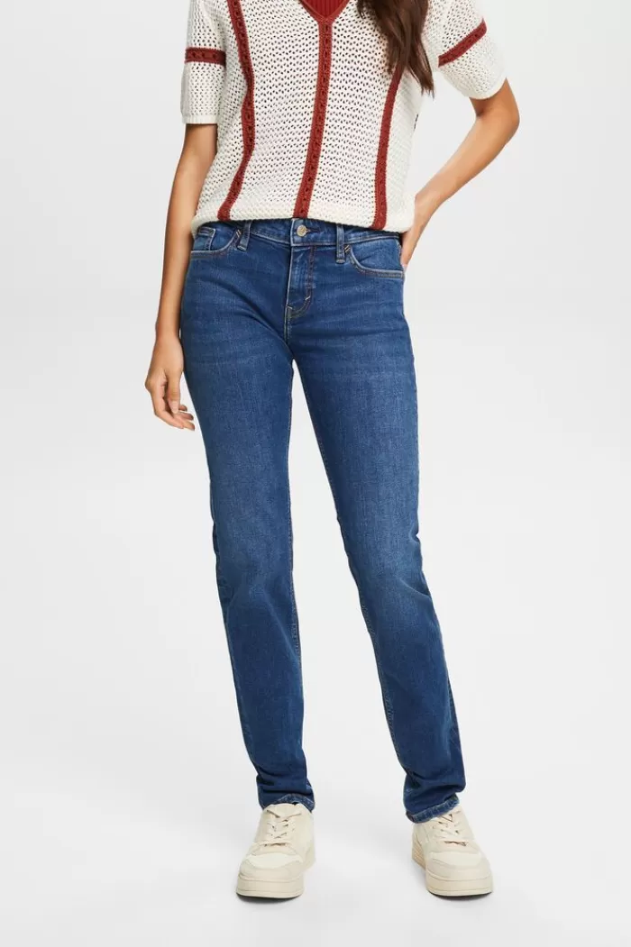 Slim Fit-Jeans Met Stretch*Esprit Hot