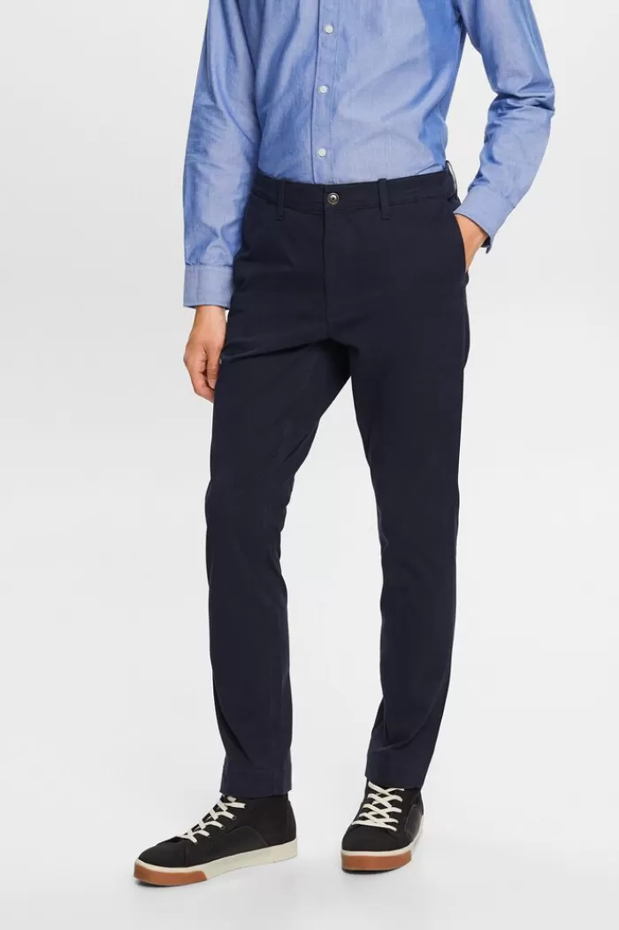 Small Fit Chino Broek Van Katoenen Twill*Esprit Sale