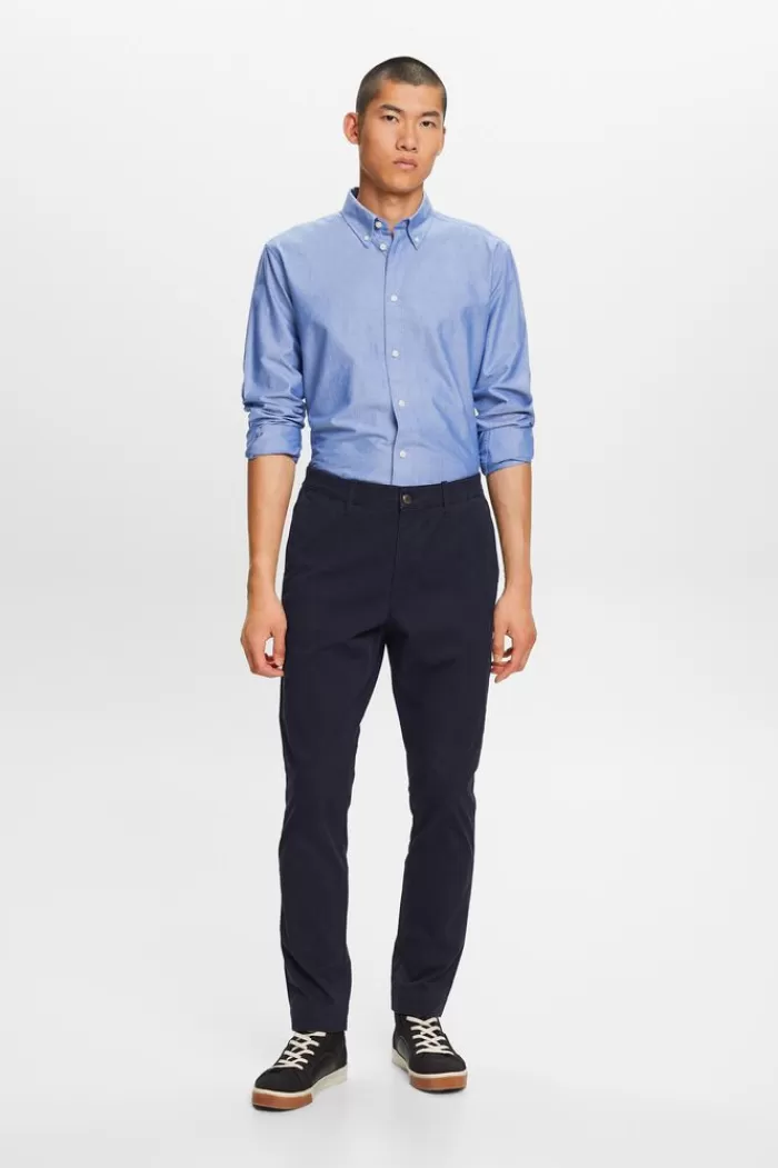 Small Fit Chino Broek Van Katoenen Twill*Esprit Sale