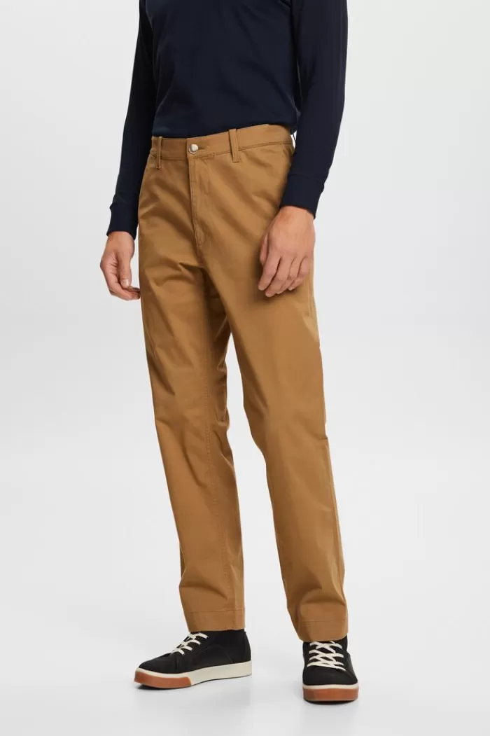 Straight Fit Chino Broek Van Katoenen Twill*Esprit Online