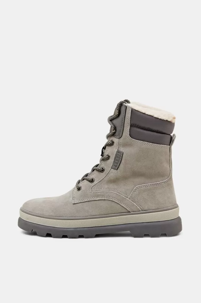 Suede Veterboots*Esprit Cheap