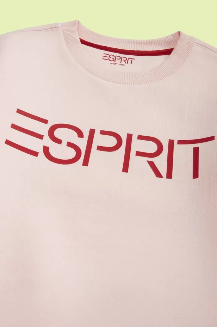 Sweatshirt Met Logo En Ronde Hals*Esprit Outlet