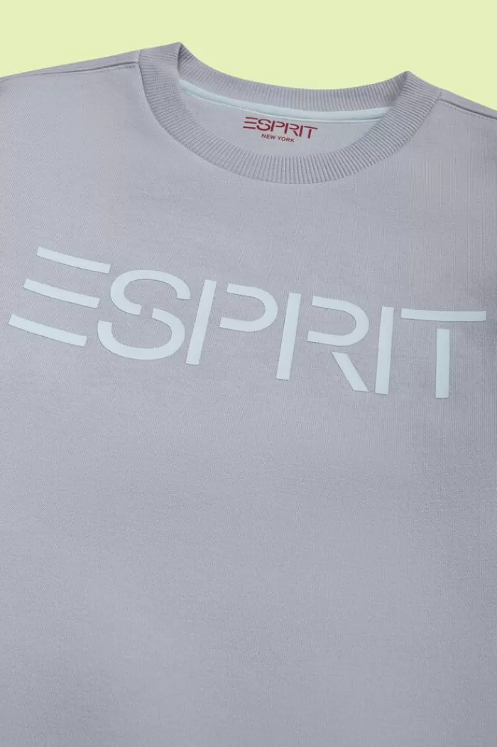 Sweatshirt Met Logo En Ronde Hals*Esprit Online