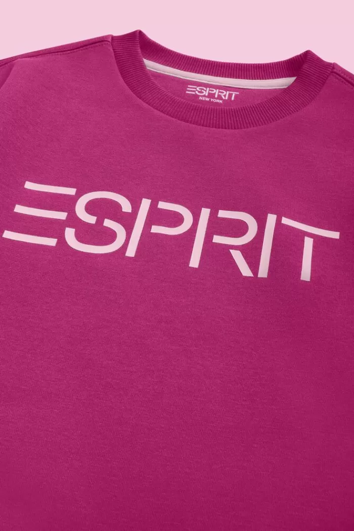 Sweatshirt Met Logo En Ronde Hals*Esprit Discount