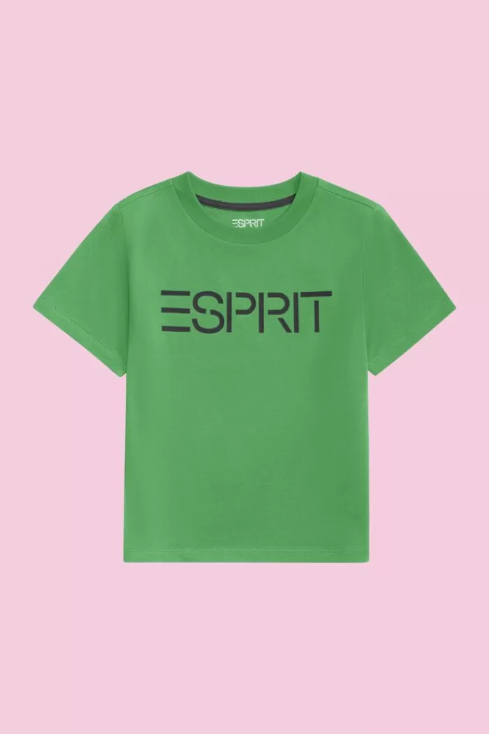 T-Shirt Van Organic Cotton Met Logo*Esprit Clearance