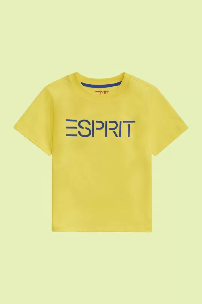 T-Shirt Van Organic Cotton Met Logo*Esprit Cheap