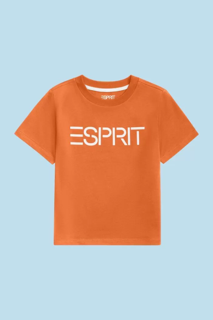 T-Shirt Van Organic Cotton Met Logo*Esprit Discount