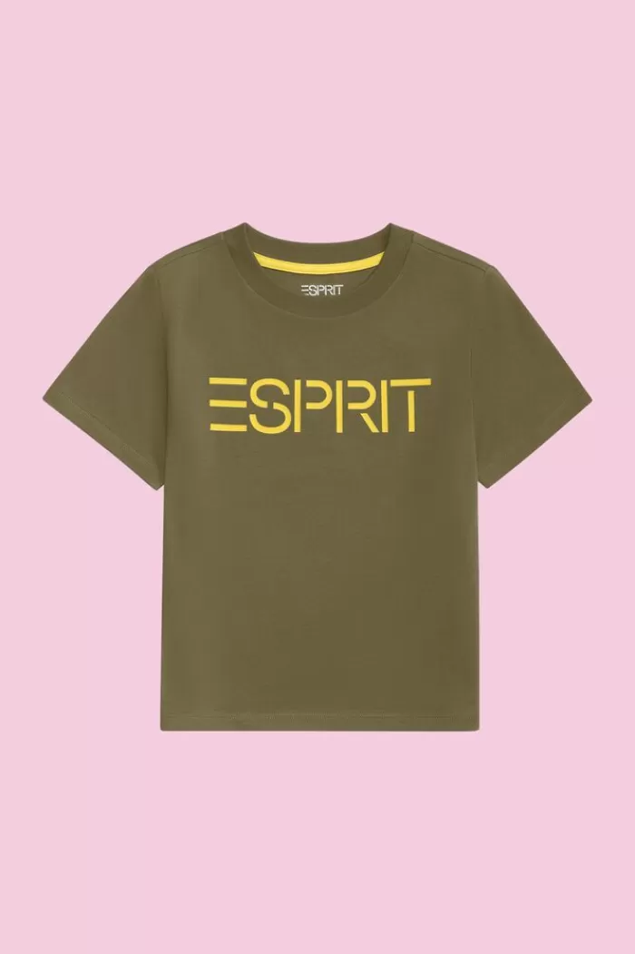 T-Shirt Van Organic Cotton Met Logo*Esprit Best