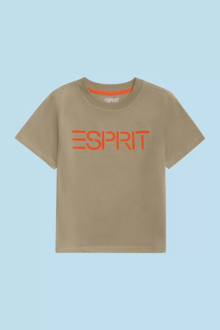 T-Shirt Van Organic Cotton Met Logo*Esprit Discount