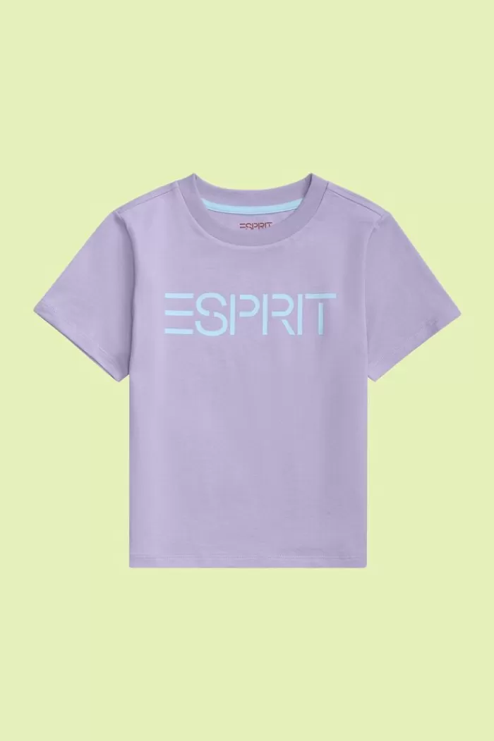 T-Shirt Van Organic Cotton Met Logo*Esprit Discount