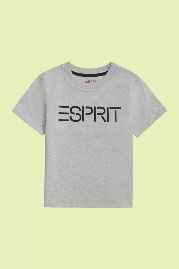 T-Shirt Van Organic Cotton Met Logo*Esprit Cheap