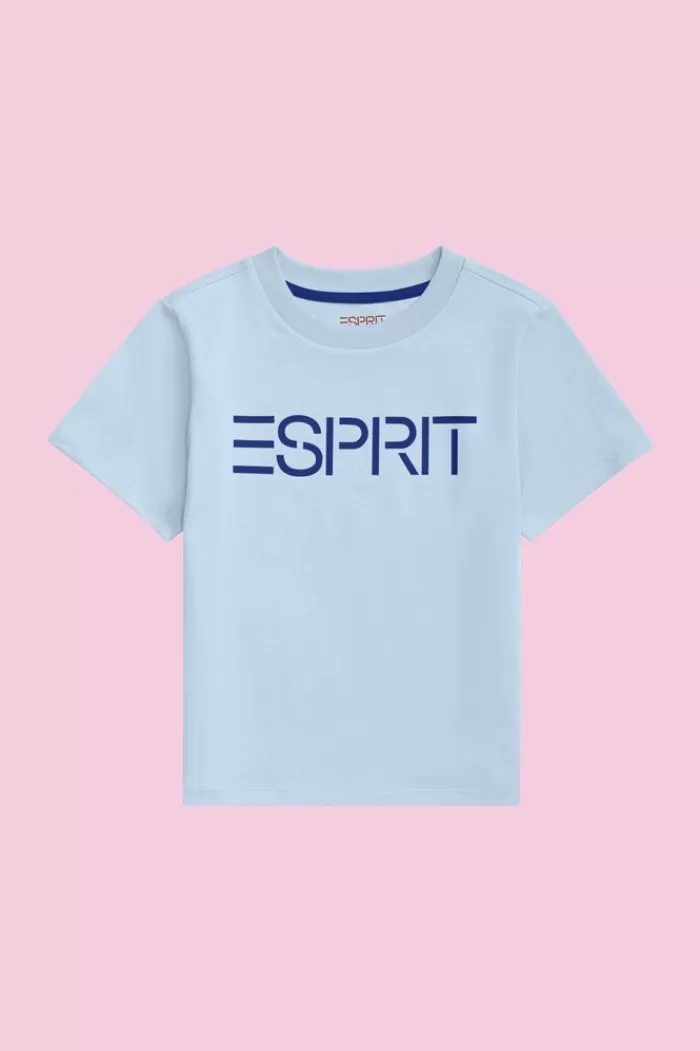 T-Shirt Van Organic Cotton Met Logo*Esprit Shop