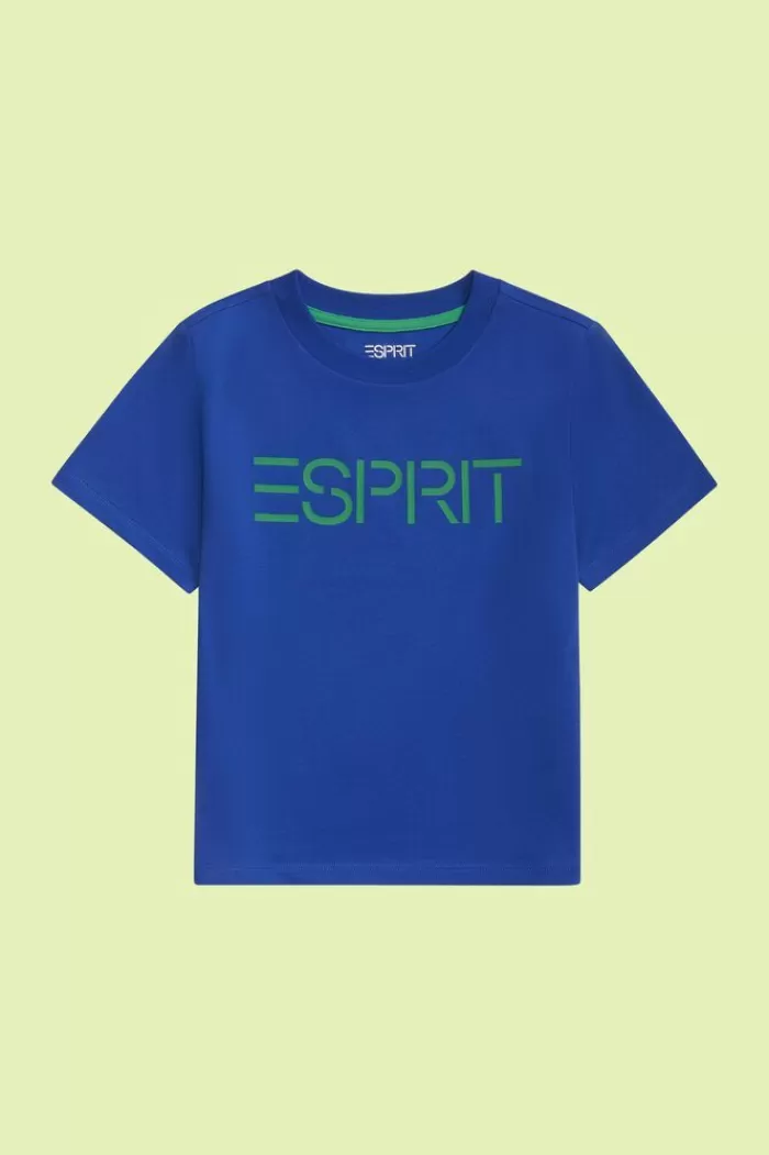 T-Shirt Van Organic Cotton Met Logo*Esprit Hot