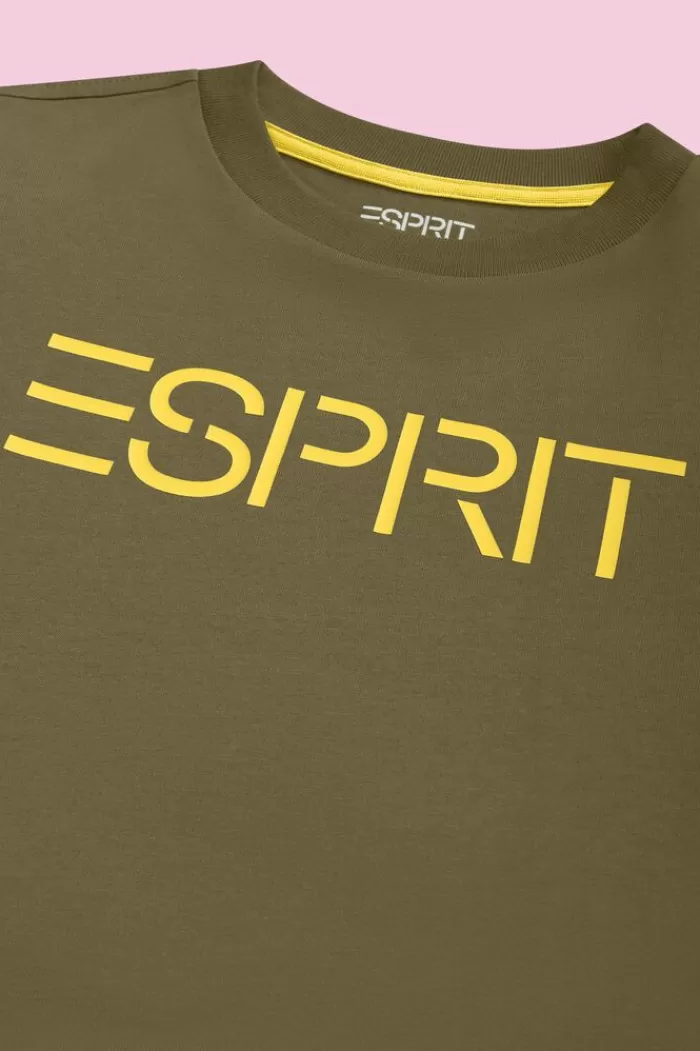 T-Shirt Van Organic Cotton Met Logo*Esprit Best
