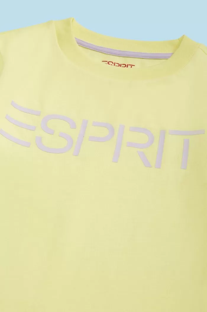 T-Shirt Van Organic Cotton Met Logo*Esprit Sale