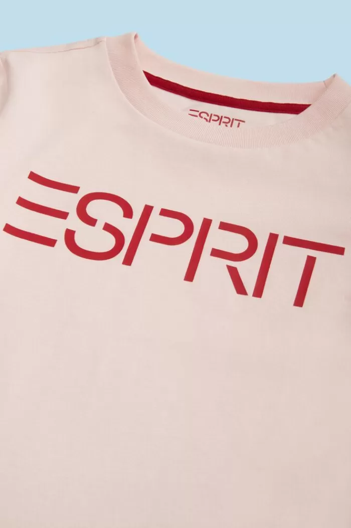 T-Shirt Van Organic Cotton Met Logo*Esprit Sale