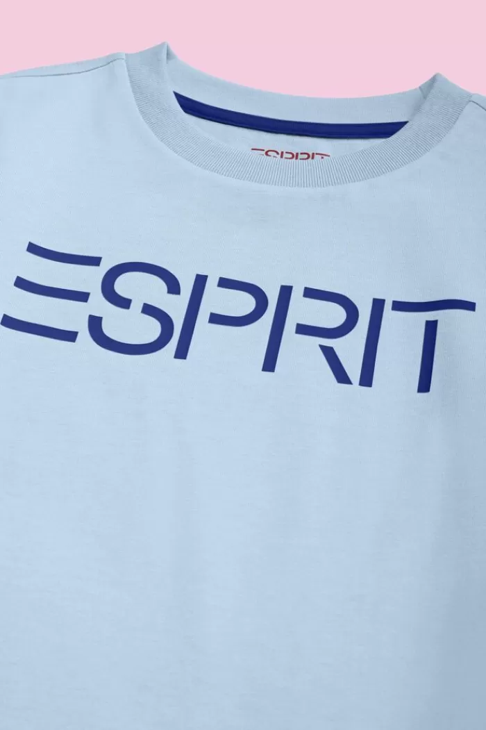 T-Shirt Van Organic Cotton Met Logo*Esprit Shop