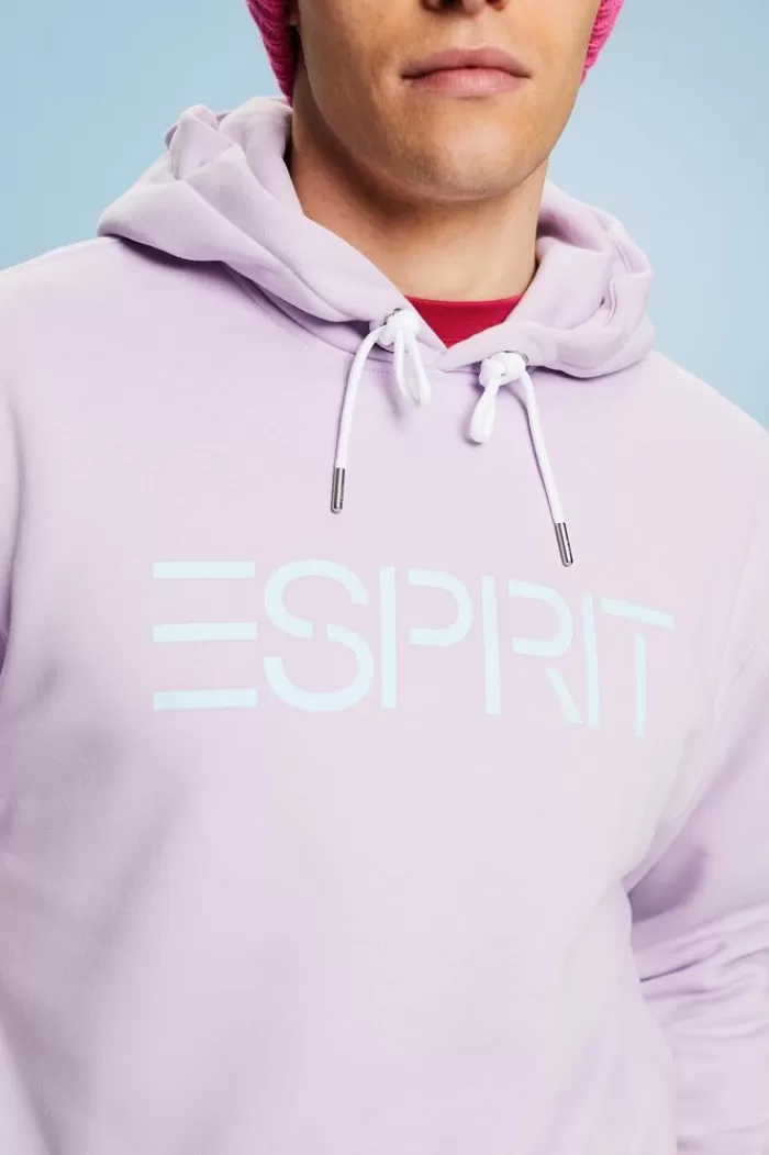 Uniseks Hoodie Van Fleece Met Logo*Esprit Sale